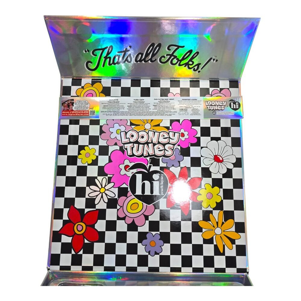 Bath Set Teens & Adults Suds & Soak Hi Peach Layne Set 4 Pc Deluxe Looney Tunes - Picture 6 of 8